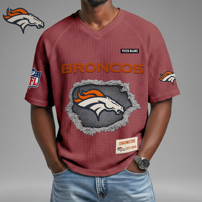 PREMIUM NFL X DB Game Day Waffle V-neck T-shirt 110626