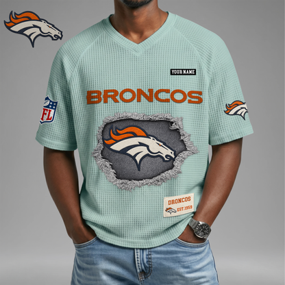 PREMIUM NFL X DB Game Day Waffle V-neck T-shirt 110626
