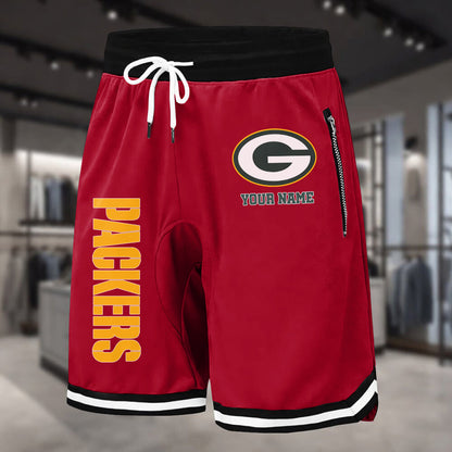 PREMIUM NFL X GB Summer Fitness Breathable Basketball Shorts NDT LVH 60426