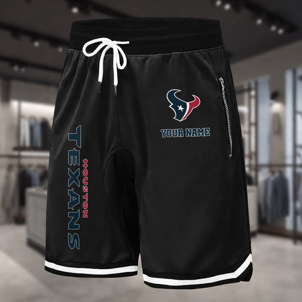PREMIUM NFL X HOU Summer Fitness Breathable Basketball Shorts NDT LVH 60426