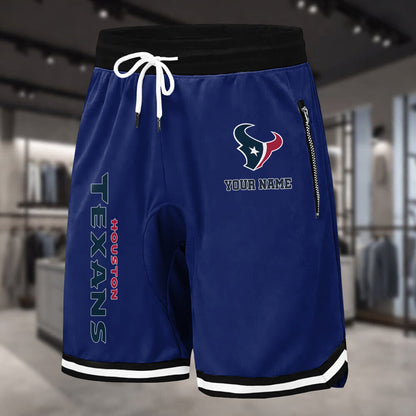 PREMIUM NFL X HOU Summer Fitness Breathable Basketball Shorts NDT LVH 230426