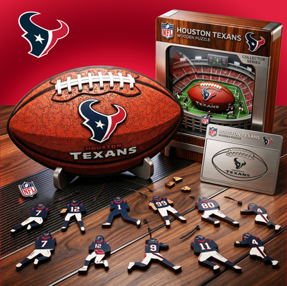 PREMIUM NFL X HT 3D Platinum Wooden Puzzle  Gift For Fan Limited Editions NDT VHM 030626