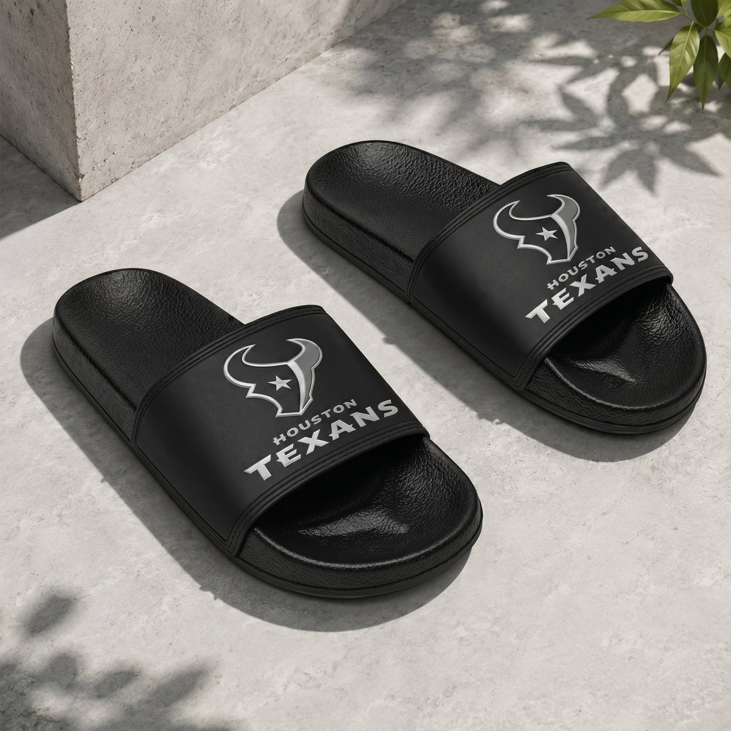 PREMIUM NFL X HT New Black Slippers All Size Custom Name FOR SUMMER HOLIDAY NDT VHM 160626