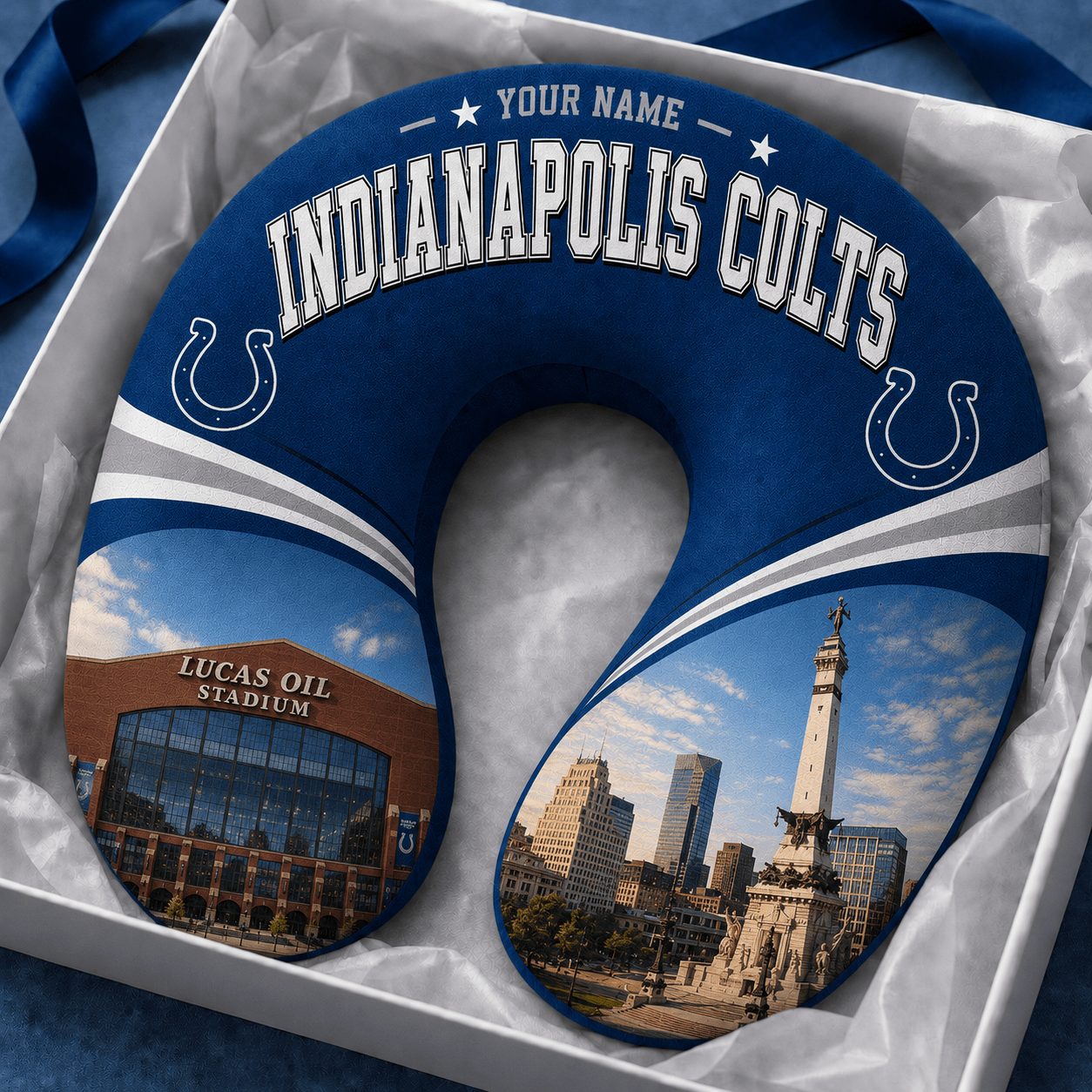 PREMIUM NFL  X IC Special New Neck Pillow Custom  Name  100626