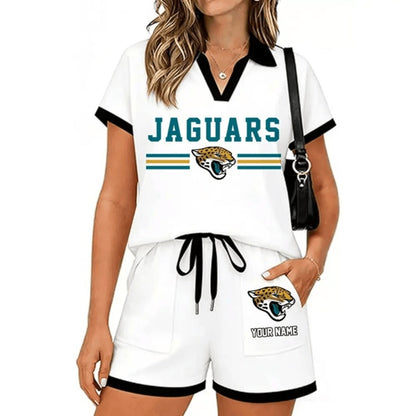 PREMIUM NFL X JAC Retro Athletic Contrast Polo Set FOR SUMMER HOLIDAY NDT NHM 100626