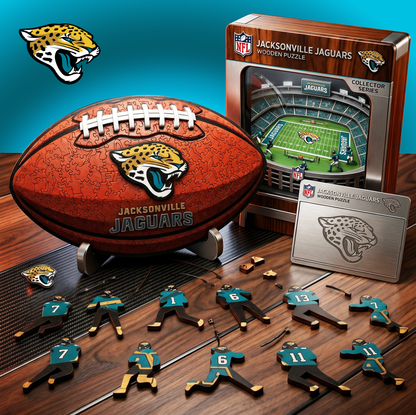 PREMIUM NFL X JJ 3D Platinum Wooden Puzzle  Gift For Fan Limited Editions NDT VHM 030626