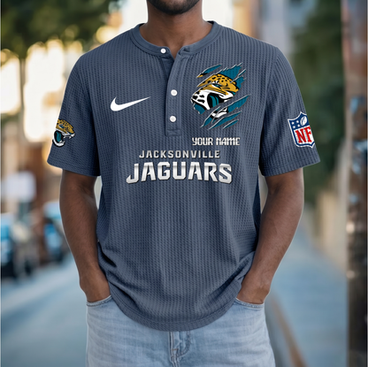 PREMIUM NFL  X  JJ Crew neck button Henry Shirt Limited Editions NDT VHM 230426