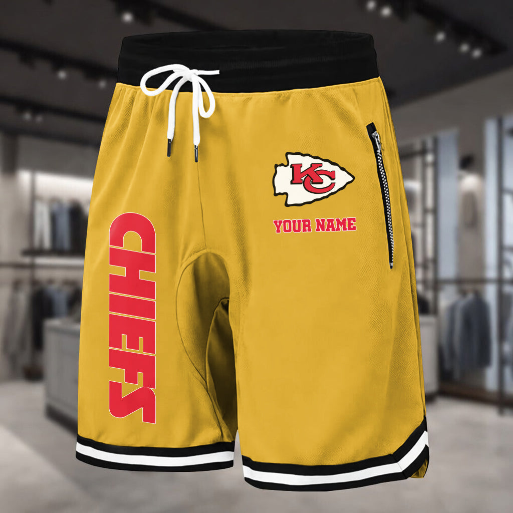 PREMIUM NFL X KC Summer Fitness Breathable Basketball Shorts NDT LVH 60426