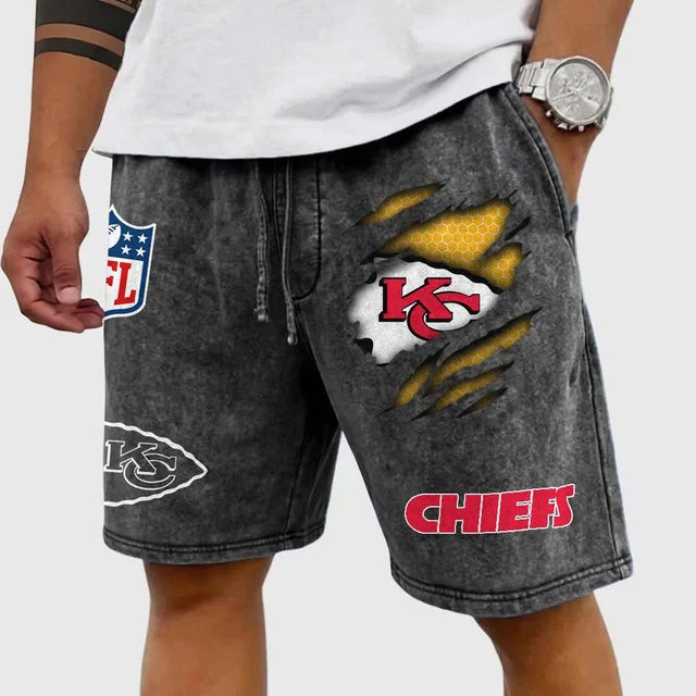 PREMIUM NFL X KSC Wash Shorts FOR SUMMER HOLIDAY NDT NTN 030426