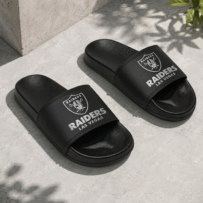 PREMIUM NFL X LVR New Black Slippers All Size Custom Name FOR SUMMER HOLIDAY NDT VHM 160626