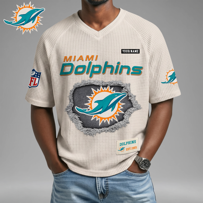 PREMIUM NFL X MD Game Day Waffle V-neck T-shirt 110626
