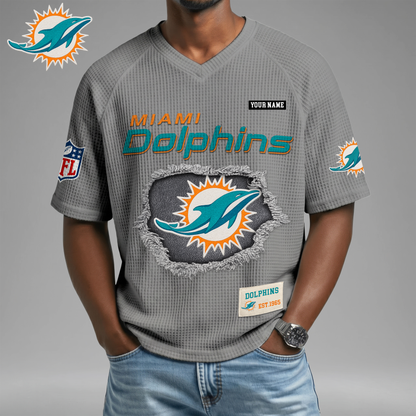 PREMIUM NFL X MD Game Day Waffle V-neck T-shirt 110626