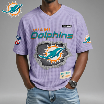 PREMIUM NFL X MD Game Day Waffle V-neck T-shirt 110626