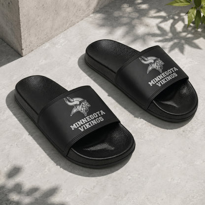 PREMIUM NFL X MV New Black Slippers All Size Custom Name FOR SUMMER HOLIDAY NDT VHM 160626