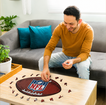 PREMIUM NFL X NOS 3D Platinum Wooden Puzzle  Gift For Fan Limited Editions NDT VHM 030626