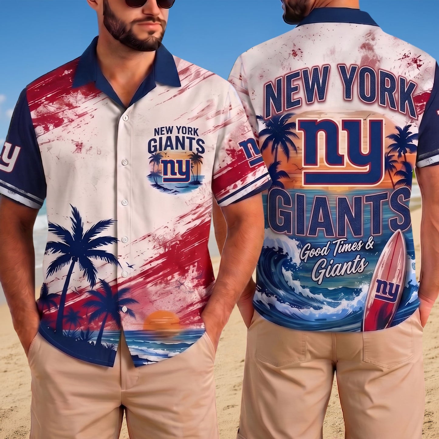 PREMIUM NFL X NYG LUXURY BEACH VIBES TEAM HAWAIIAN SHIRT 020726