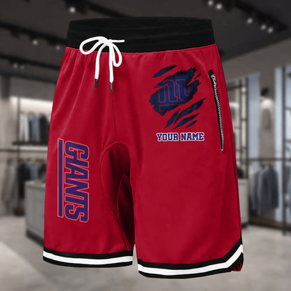 PREMIUM NFL X NYG Summer Fitness Breathable Basketball Shorts v2 NDT LVH 230426