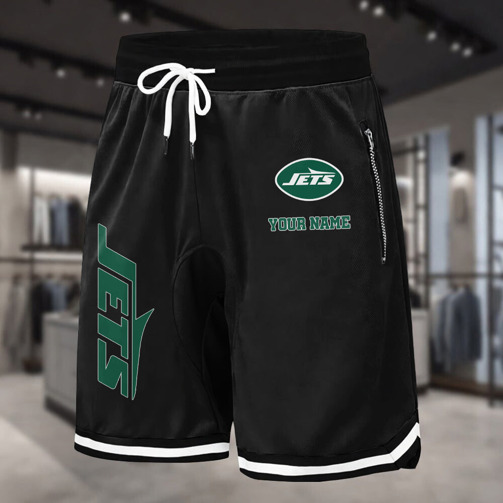 PREMIUM NFL X NYJ Summer Fitness Breathable Basketball Shorts NDT LVH 60426