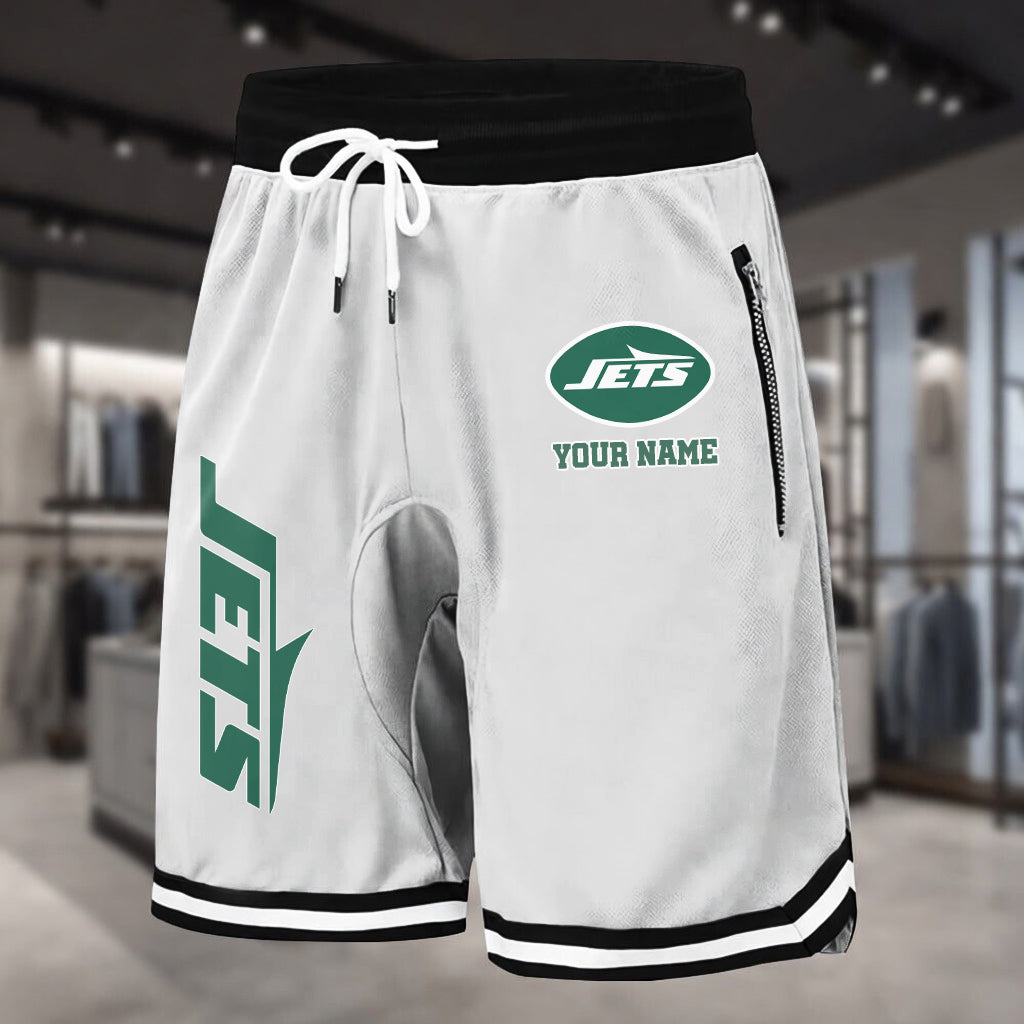 PREMIUM NFL X NYJ Summer Fitness Breathable Basketball Shorts NDT LVH 230426