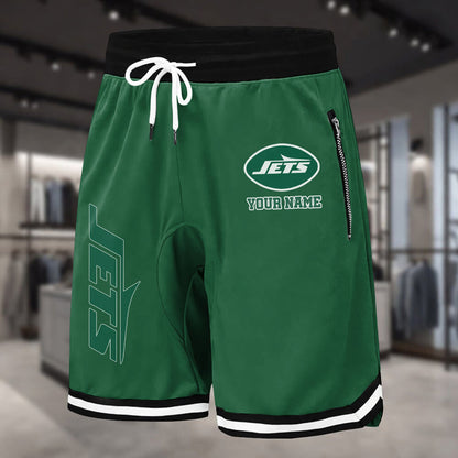 PREMIUM NFL X NYJ Summer Fitness Breathable Basketball Shorts NDT LVH 230426