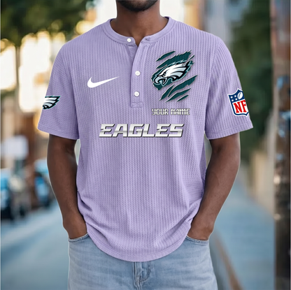PREMIUM NFL  X  PE Crew neck button Henry Shirt Limited Editions NDT VHM 230426