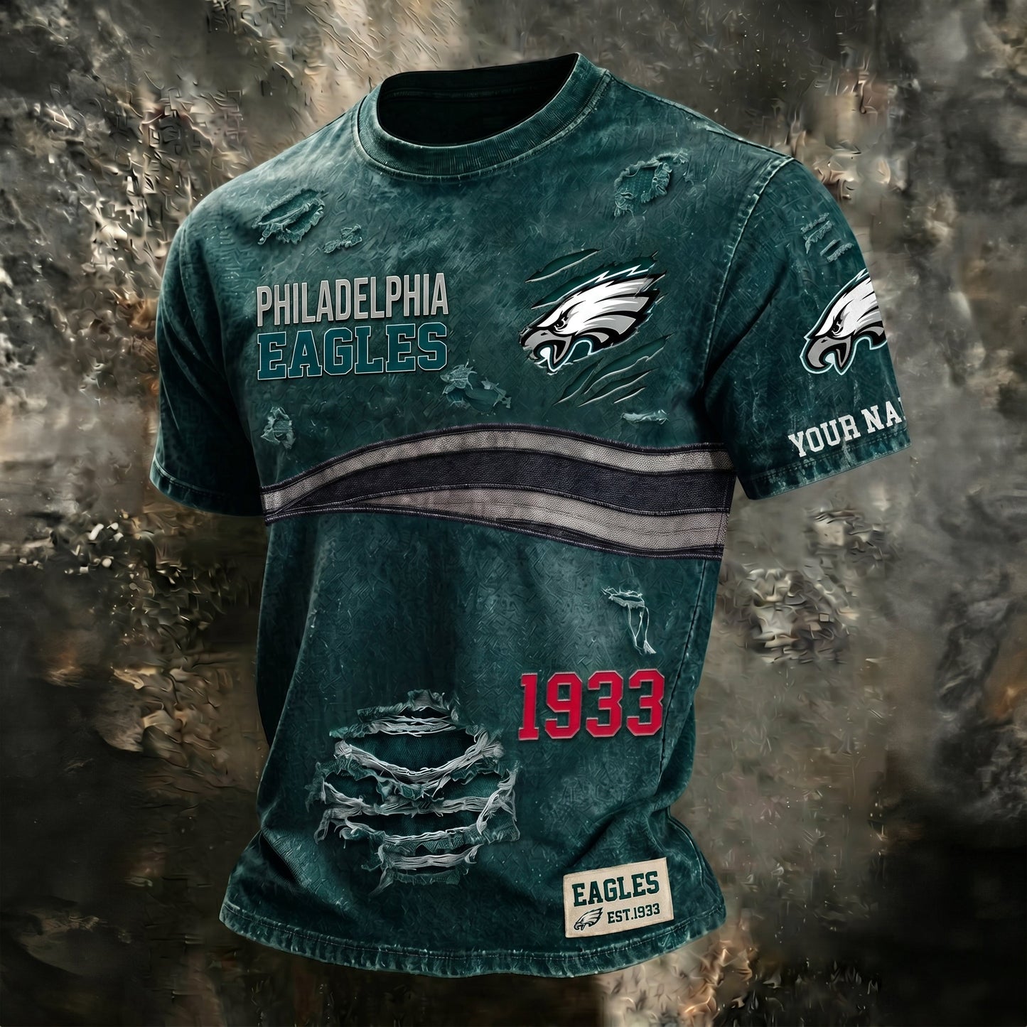 PREMIUM NFL X PE Streetwear & Edgy CUSTOME NAME SHIRT 120626