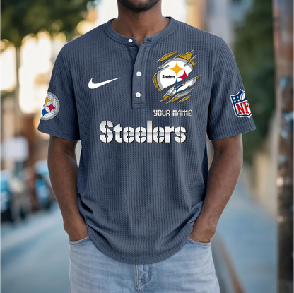 PREMIUM NFL  X  PS Crew neck button Henry Shirt Limited Editions NDT VHM 230426