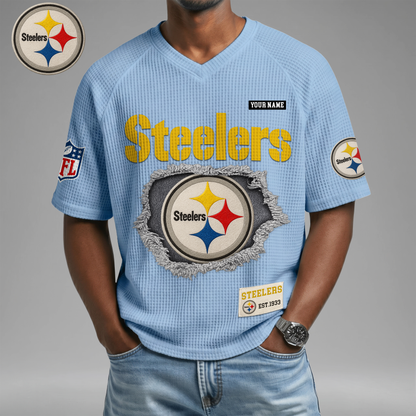 PREMIUM NFL X PS Game Day Waffle V-neck T-shirt 110626