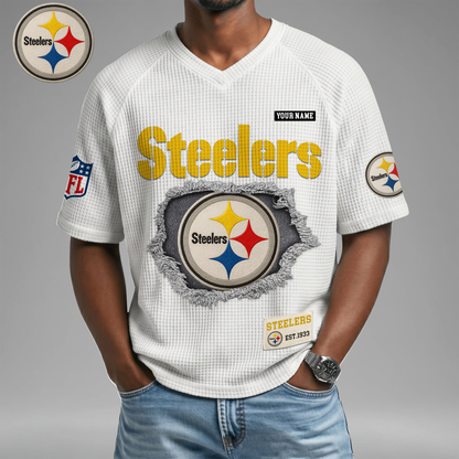 PREMIUM NFL X PS Game Day Waffle V-neck T-shirt 110626