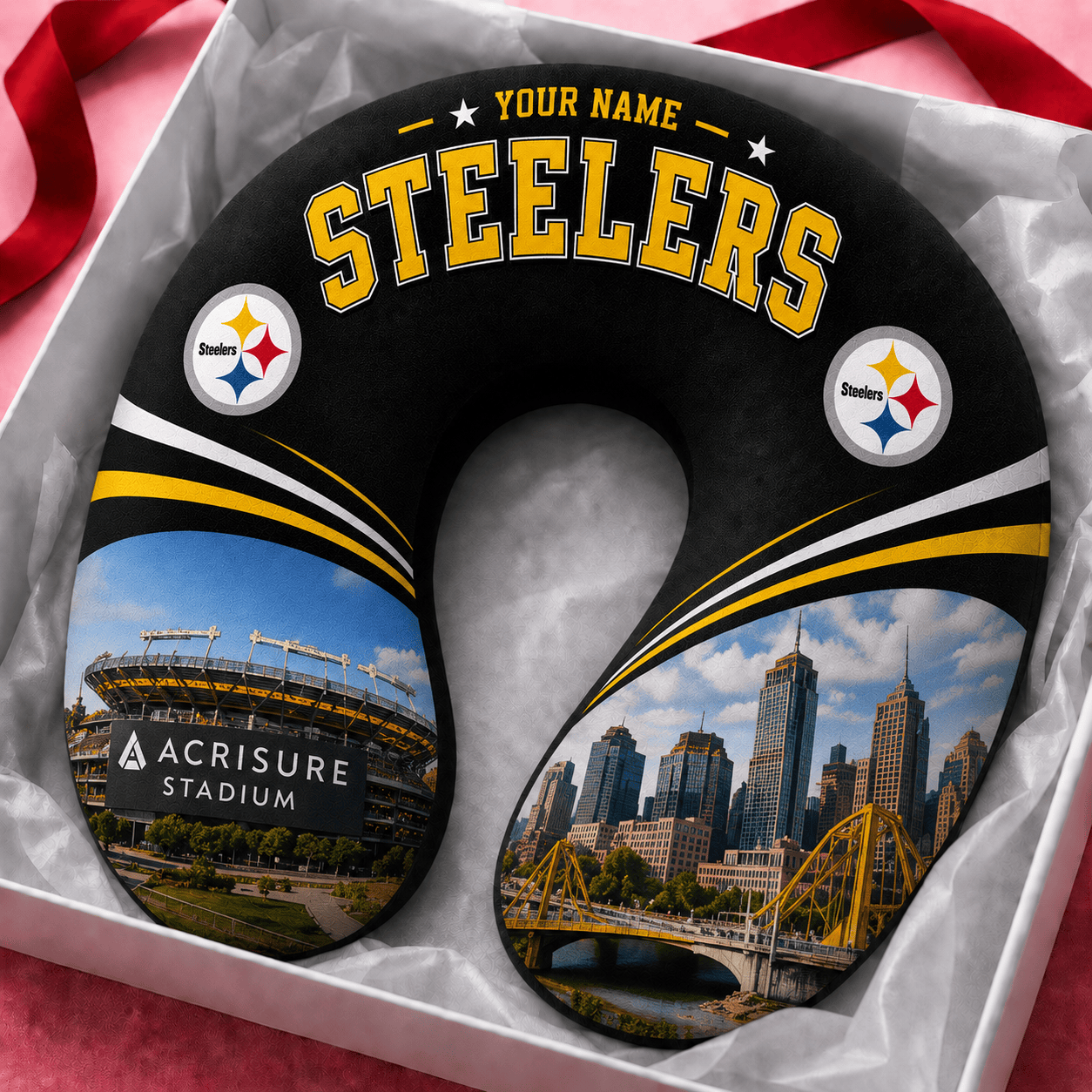 PREMIUM NFL  X PS Special New Neck Pillow Custom  Name  100626