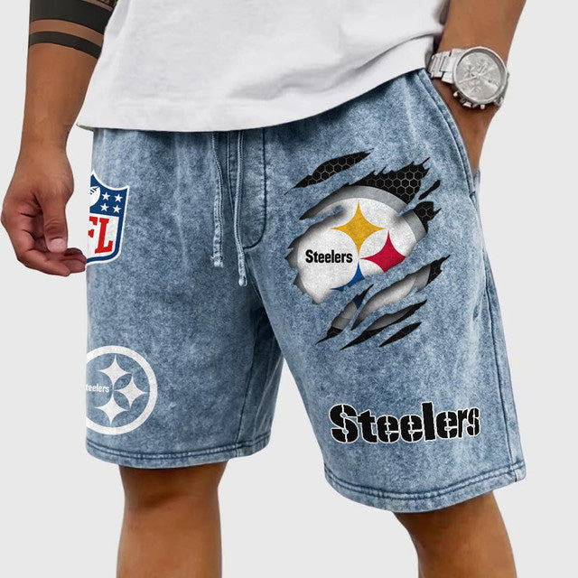 PREMIUM NFL X PS Wash Shorts FOR SUMMER HOLIDAY NDT NTN 030426