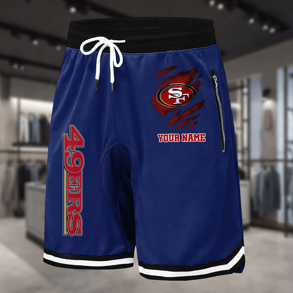 PREMIUM NFL X SAN Summer Fitness Breathable Basketball Shorts v2 NDT LVH 230426