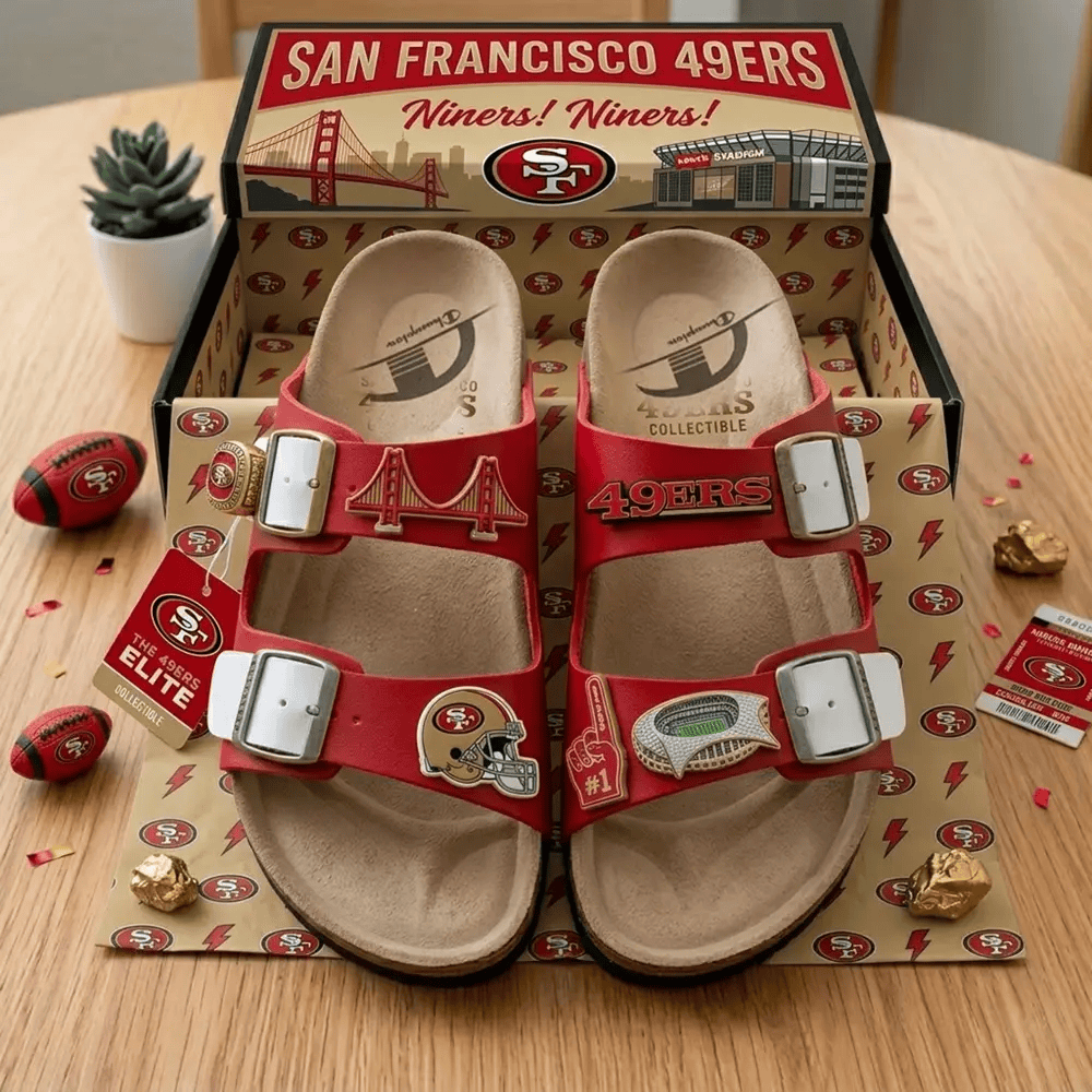 PREMIUM NFL X SF Birken-Inspired Double-Strap Sandals For Summer Holiday NDT VHM 270426