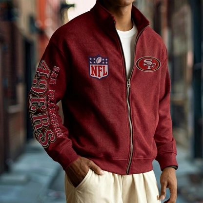 PREMIUM  NFL X SF Zipper Sweatshirt NDT VHM