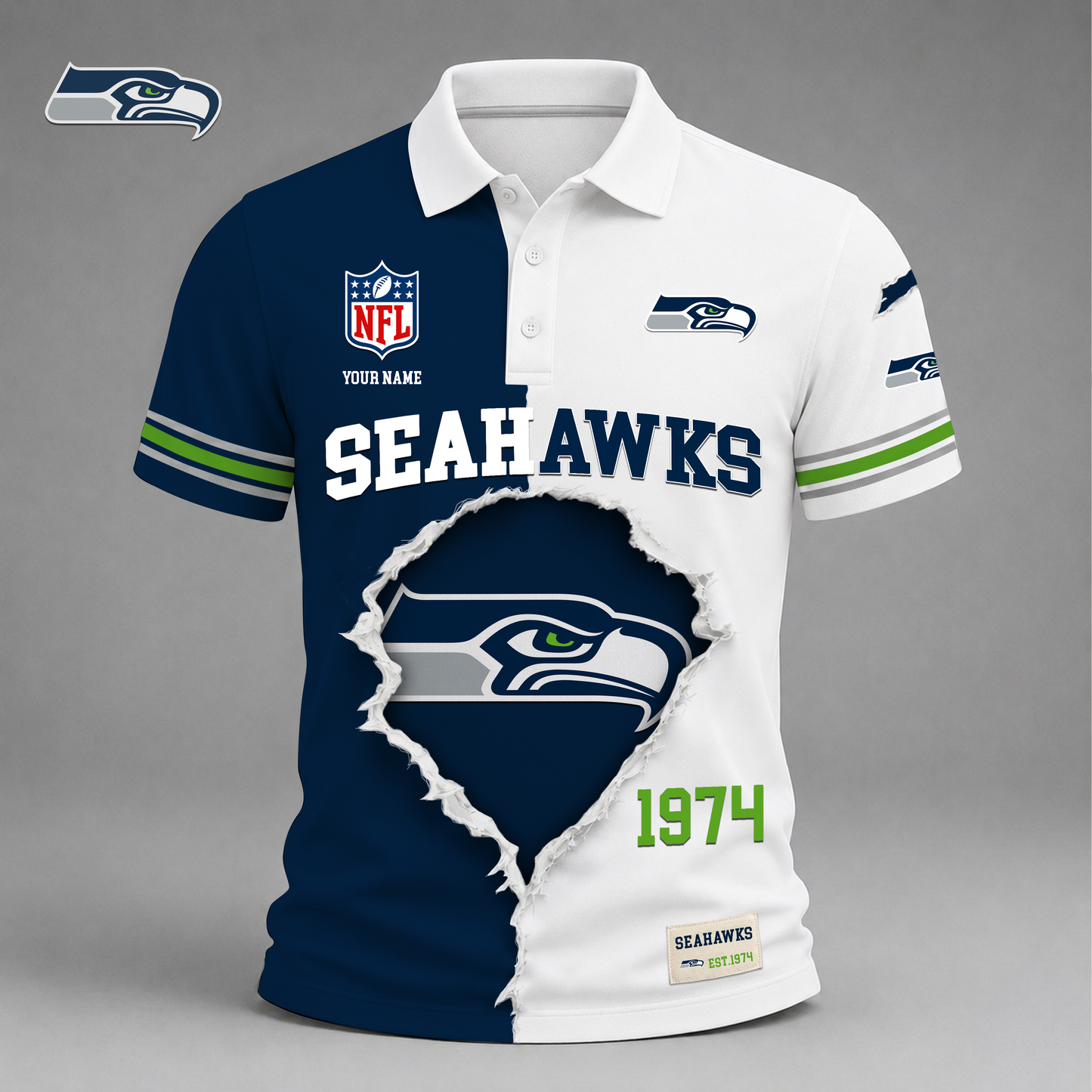 PREMIUM NFL X SS LUXURY V-Neck POLO SHIRT 150626