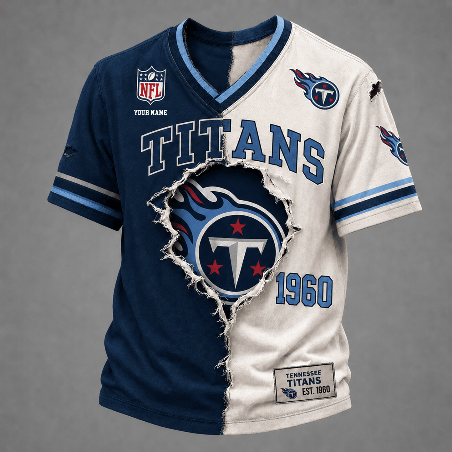 PREMIUM NFL X TT GAME DAY  V-Neck T Shirt FOR SUMMER HOLIDAY NDT VHM 050626