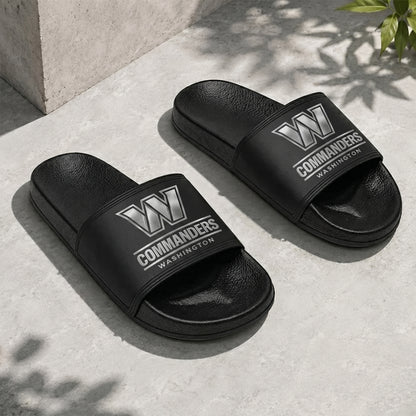 PREMIUM NFL X WC New Black Slippers All Size Custom Name FOR SUMMER HOLIDAY NDT VHM 160626
