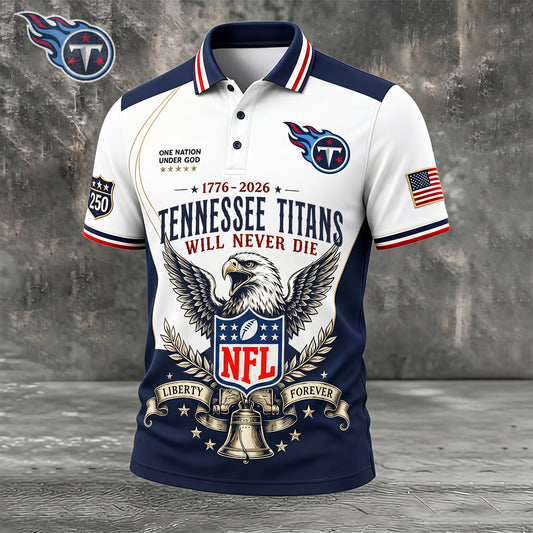 PREMIUM NFL x TEN EXCLUSIVE 250 Years Anniversary Of Freedom POLO SHIRT 290626