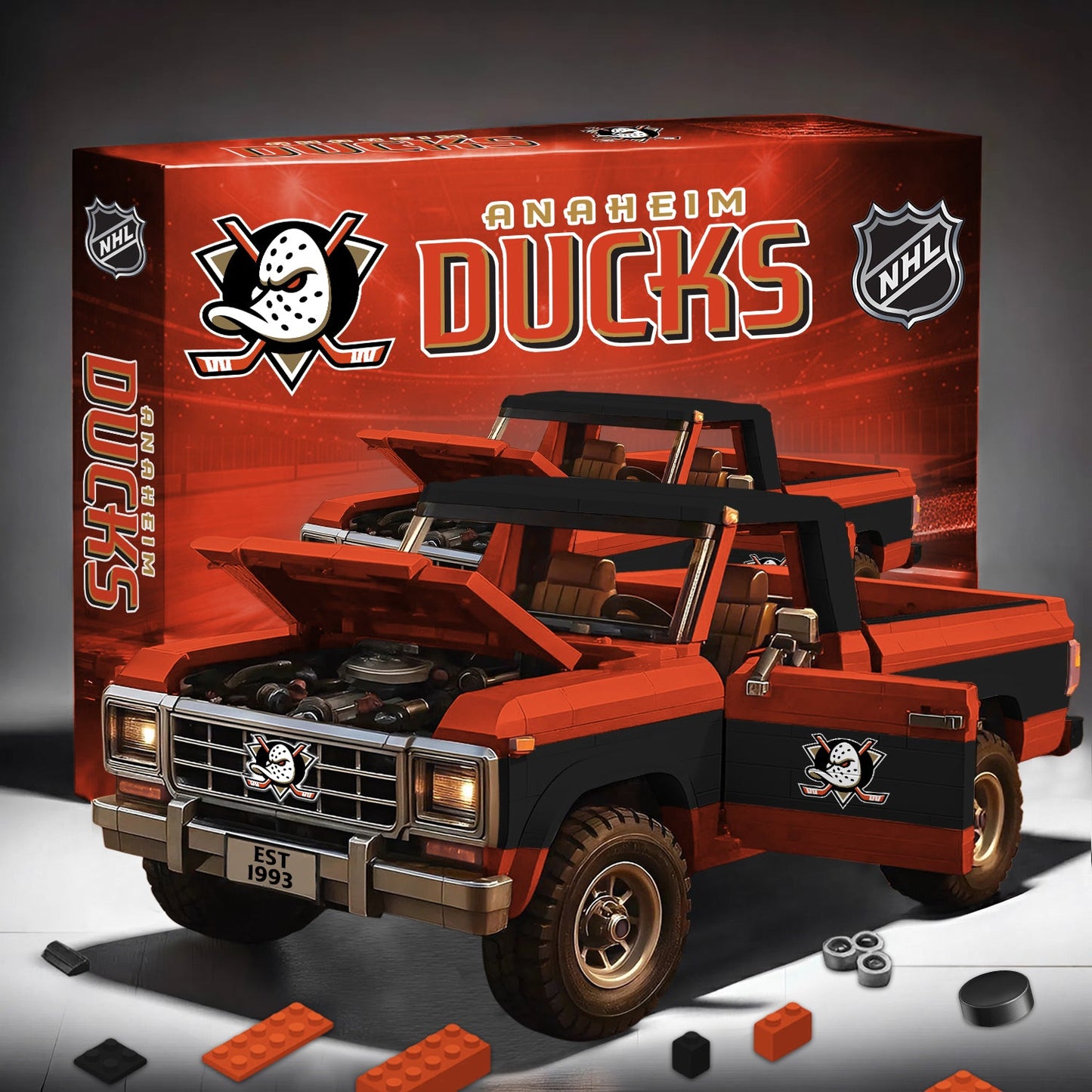 PREMIUM NHL X AD Elite Craft Ford F150 3D Build Your Own Toy NDT NHM 180426