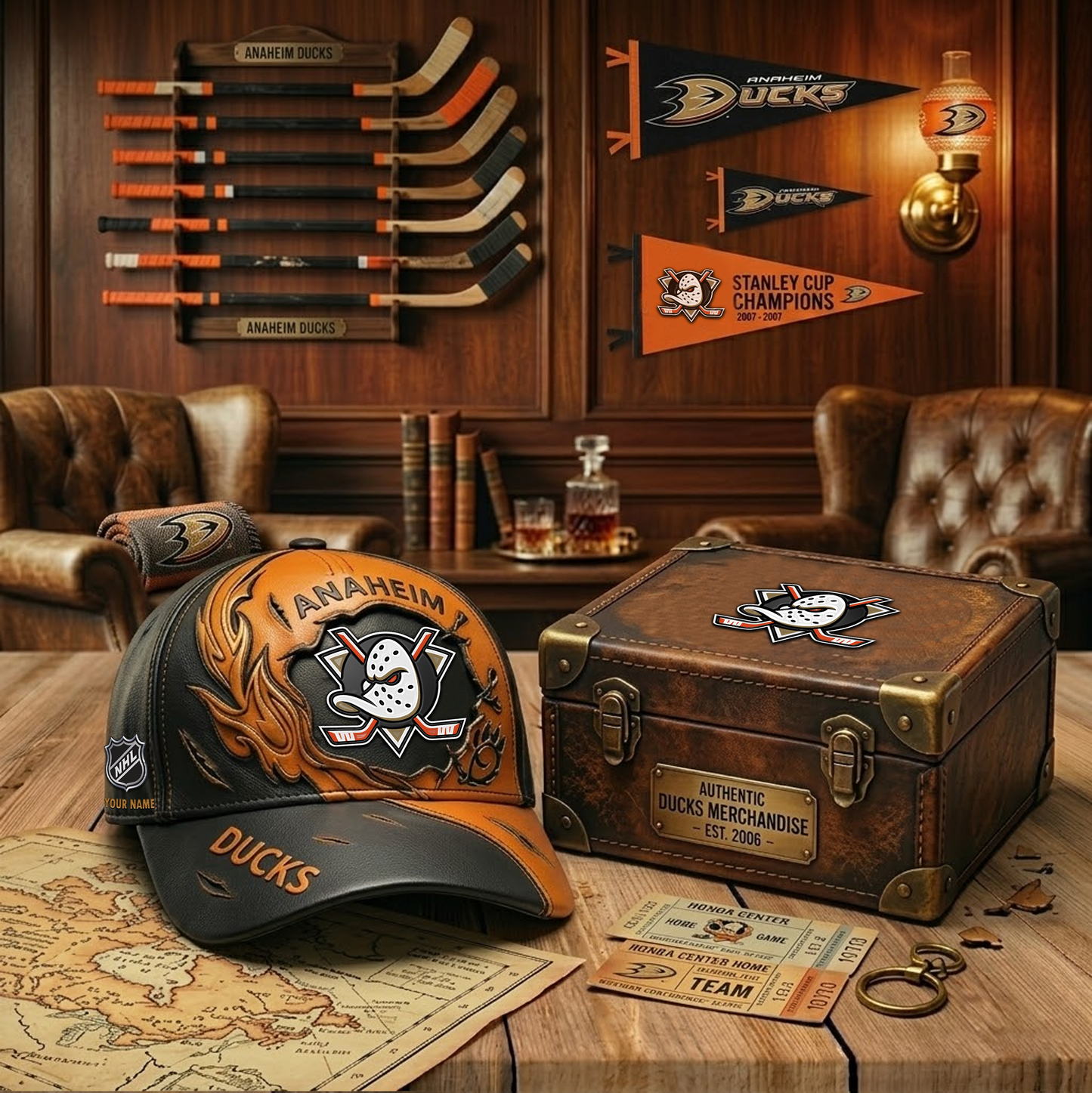 PREMIUM NHL X AD VINTAGE CUSTOME NAME HAT NDT VHM 180426