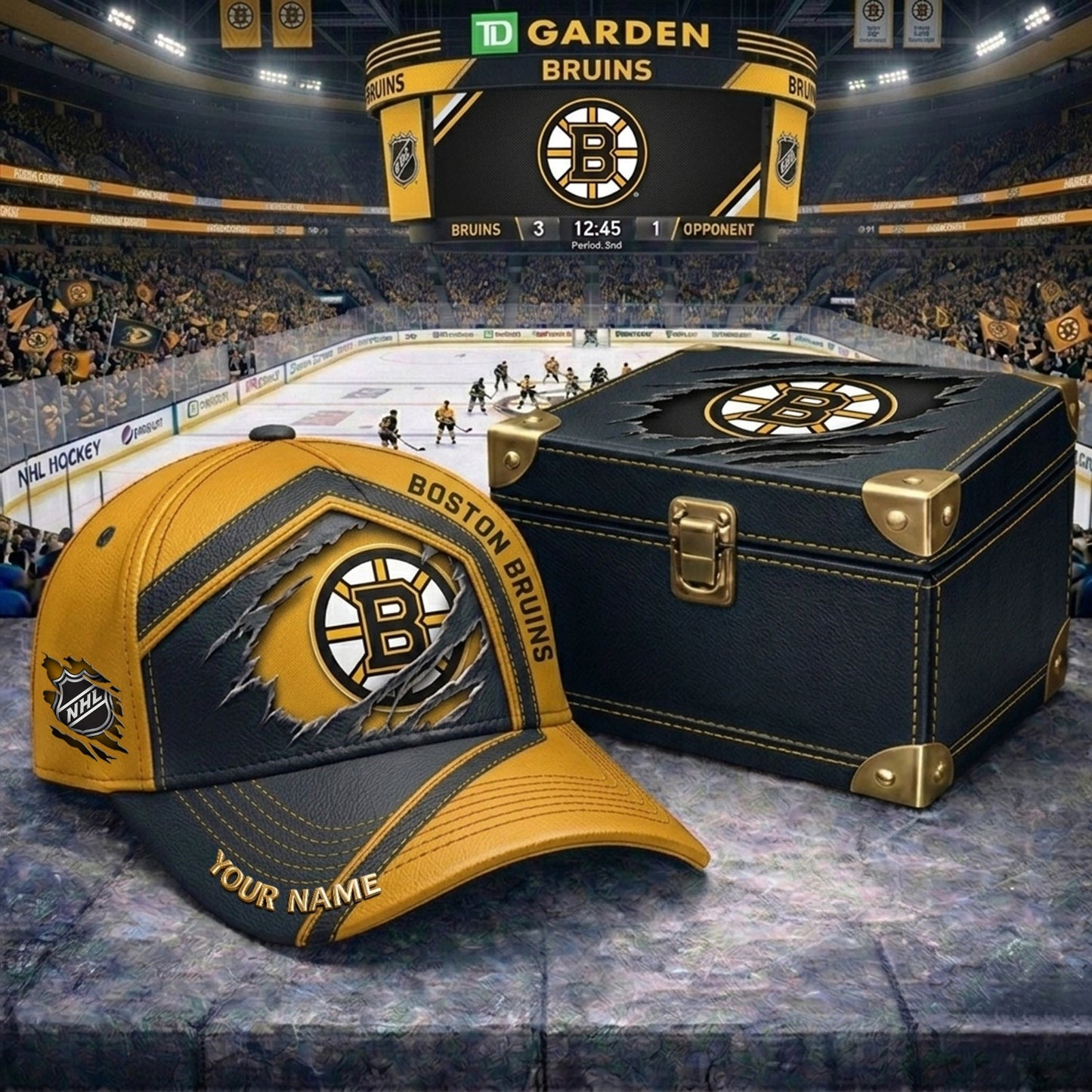 PREMIUM NHL X BB CRACK CUSTOM NAME V3 PLUS HAT NDT NHM 210426