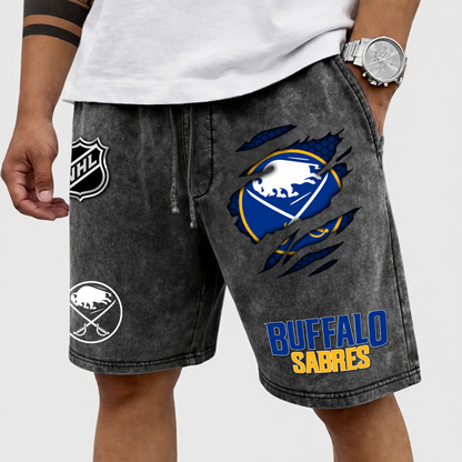 PREMIUM NHL X BS WASH SHORTS FOR SUMMER HOLIDAY NDT VHM  070426