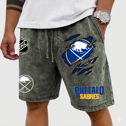 PREMIUM NHL X BS WASH SHORTS FOR SUMMER HOLIDAY NDT VHM  070426