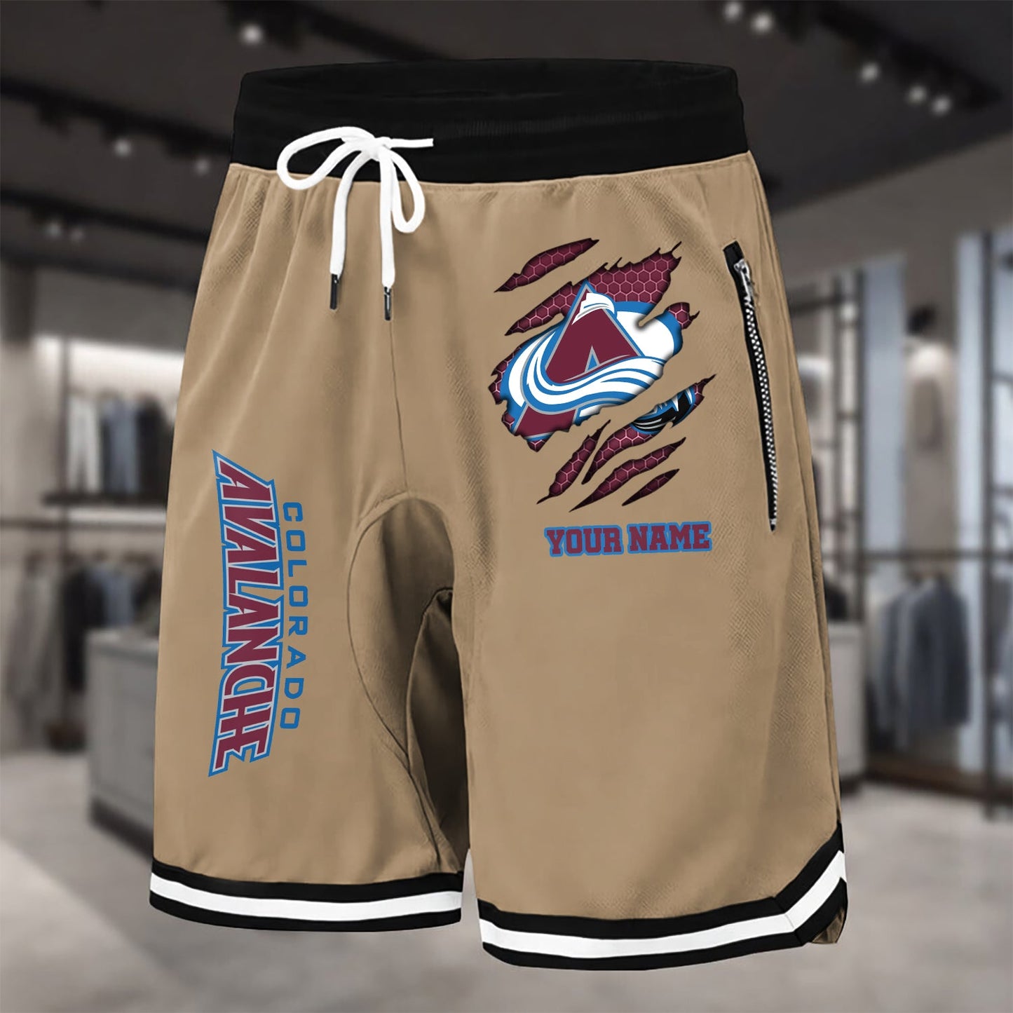 PREMIUM NHL X CA Summer Fitness Breathable Basketball Shorts NDT NHM 240426