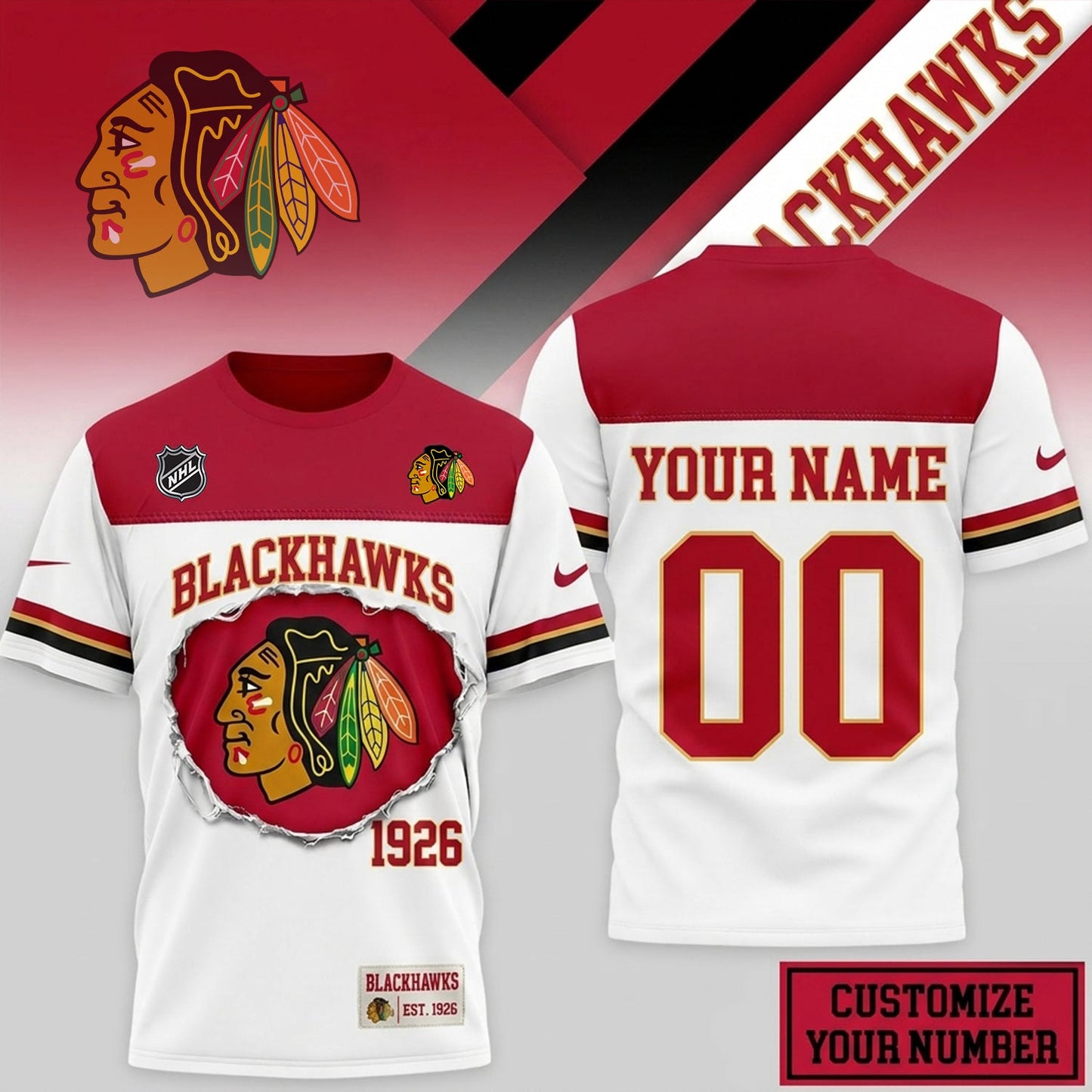 PREMIUM NHL X CB BESPOKE CRACK SHIRT LIMITED EDITIONS NDT NHM 300526