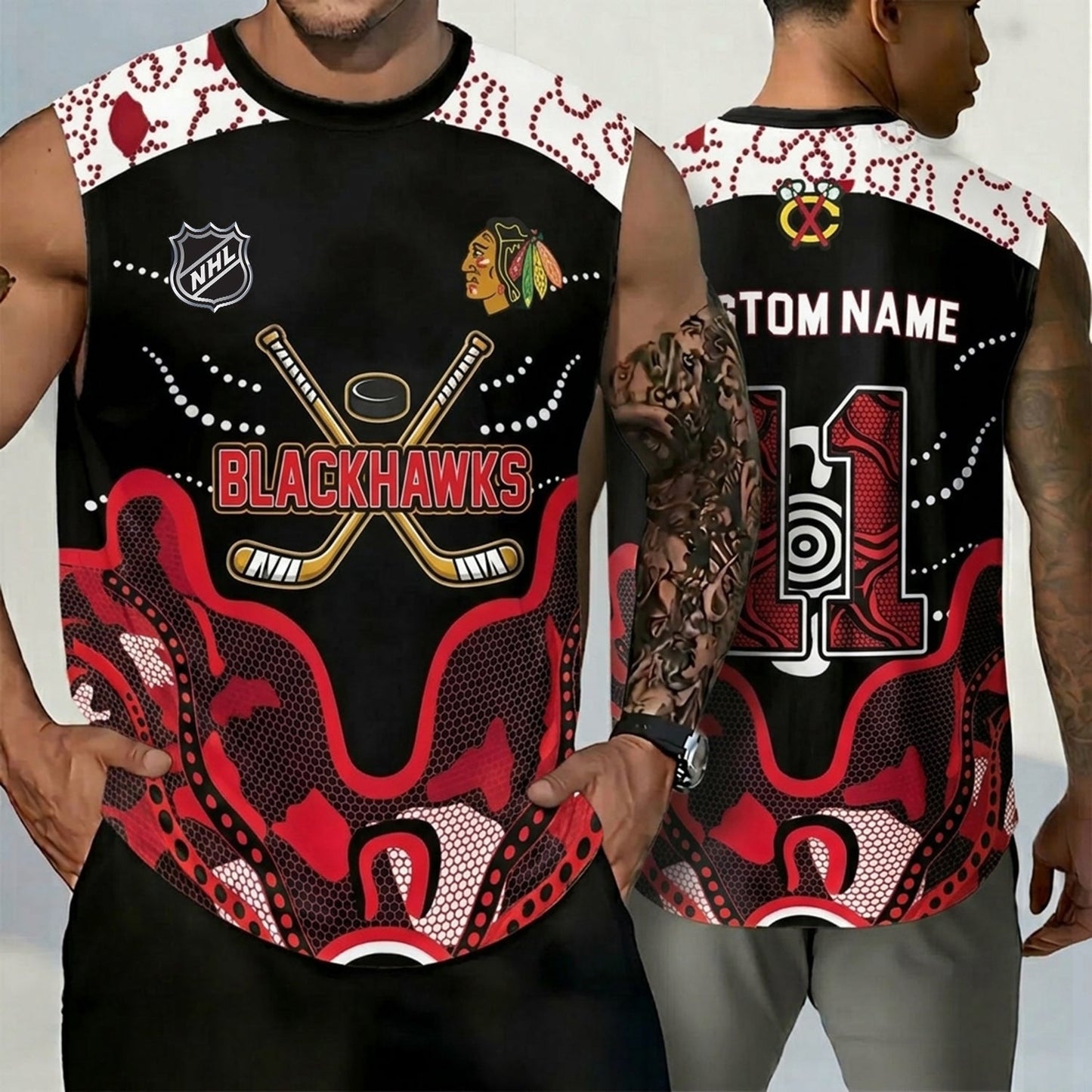 PREMIUM NHL X CB Personalized Tank Top Limited Editions NDT NHM 160526