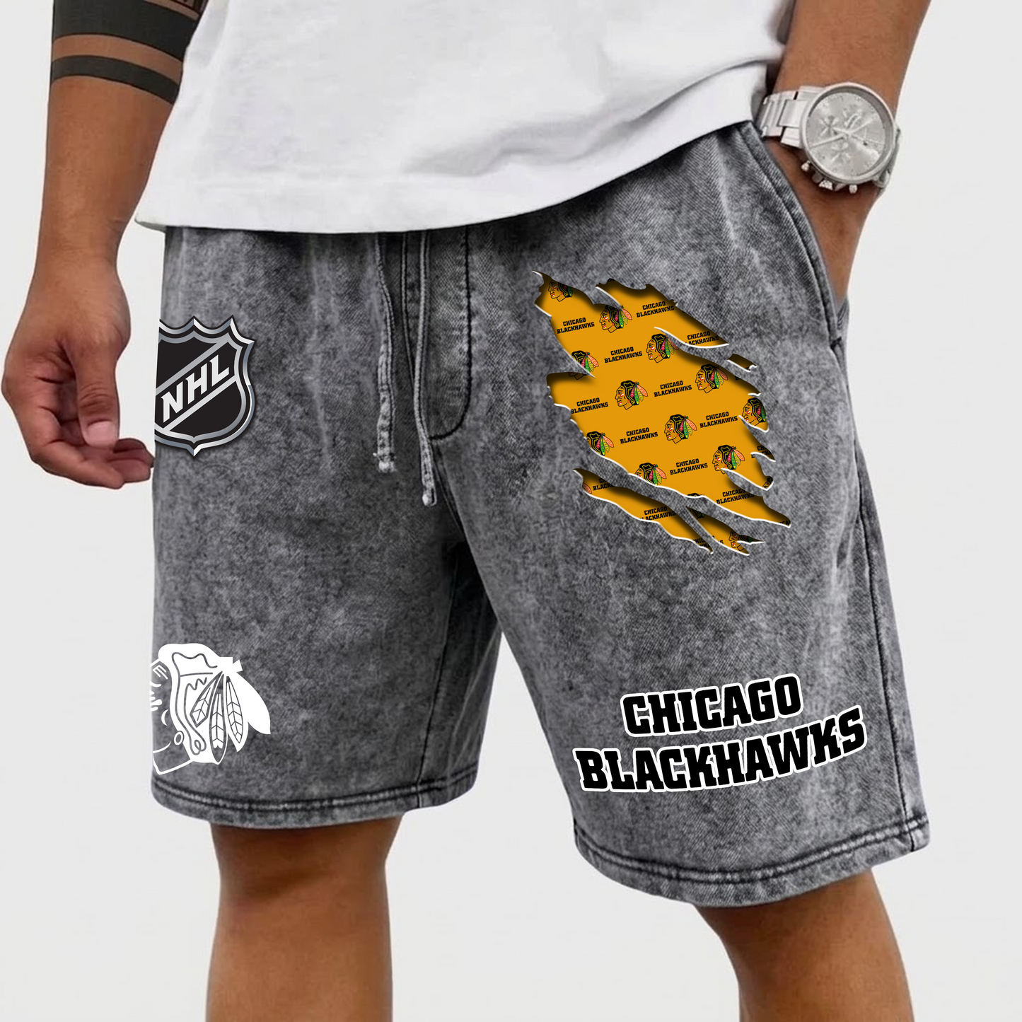 PREMIUM NHL X CB WASH SHORT FOR SUMMERS HOLIDAY V2 NDT VHM 080426