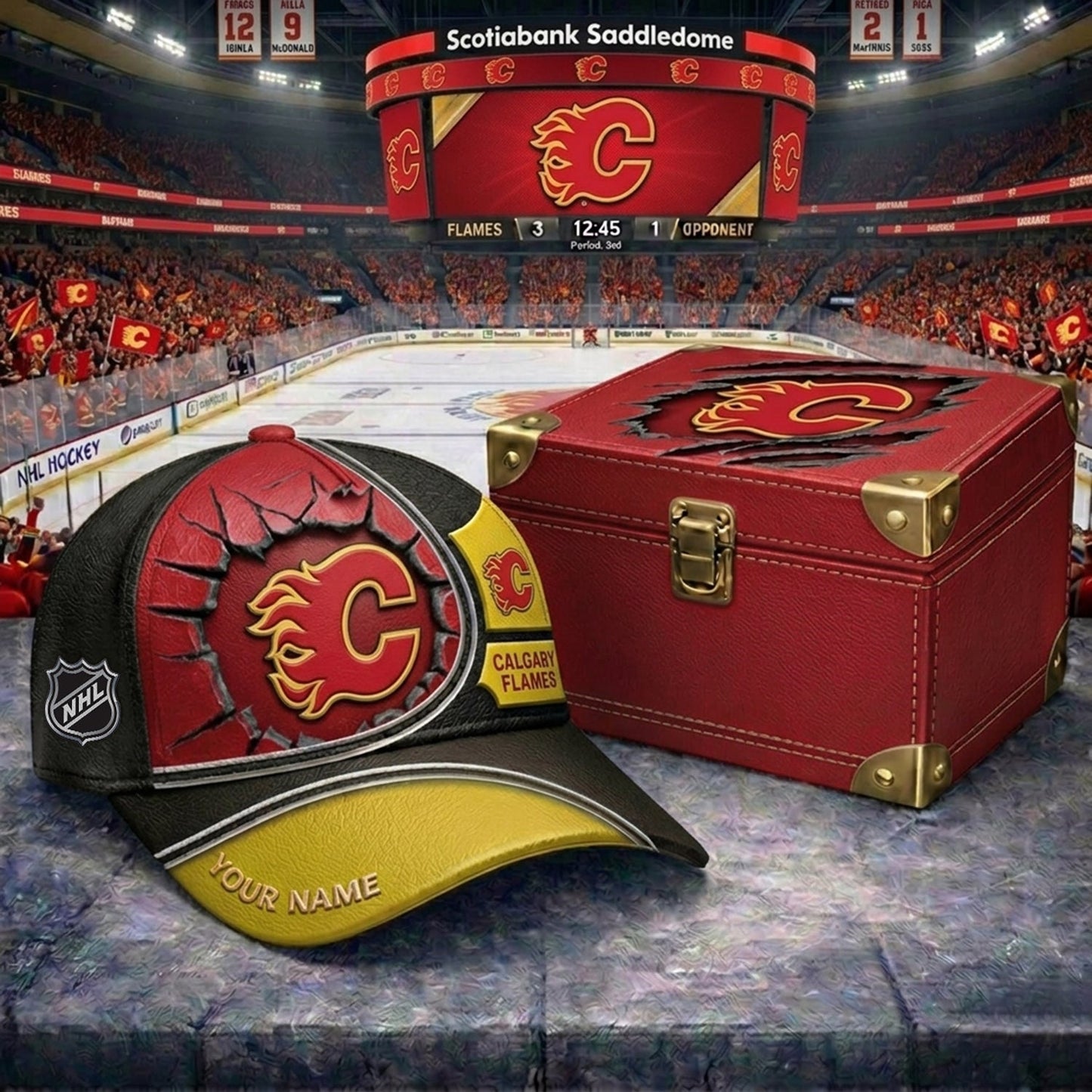 PREMIUM NHL X CF CRACK CUSTOM NAME HAT V303 NDT NHM 150526