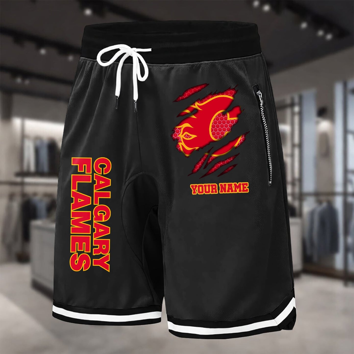 PREMIUM NHL X CF Summer Fitness Breathable Basketball Shorts NDT NHM 240426