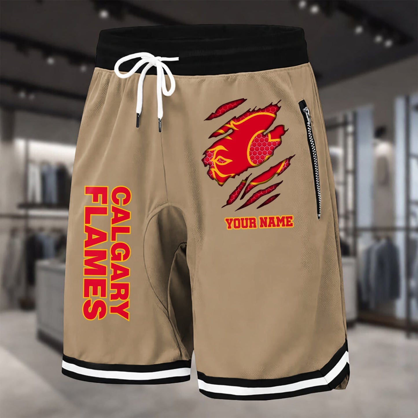 PREMIUM NHL X CF Summer Fitness Breathable Basketball Shorts NDT NHM 240426